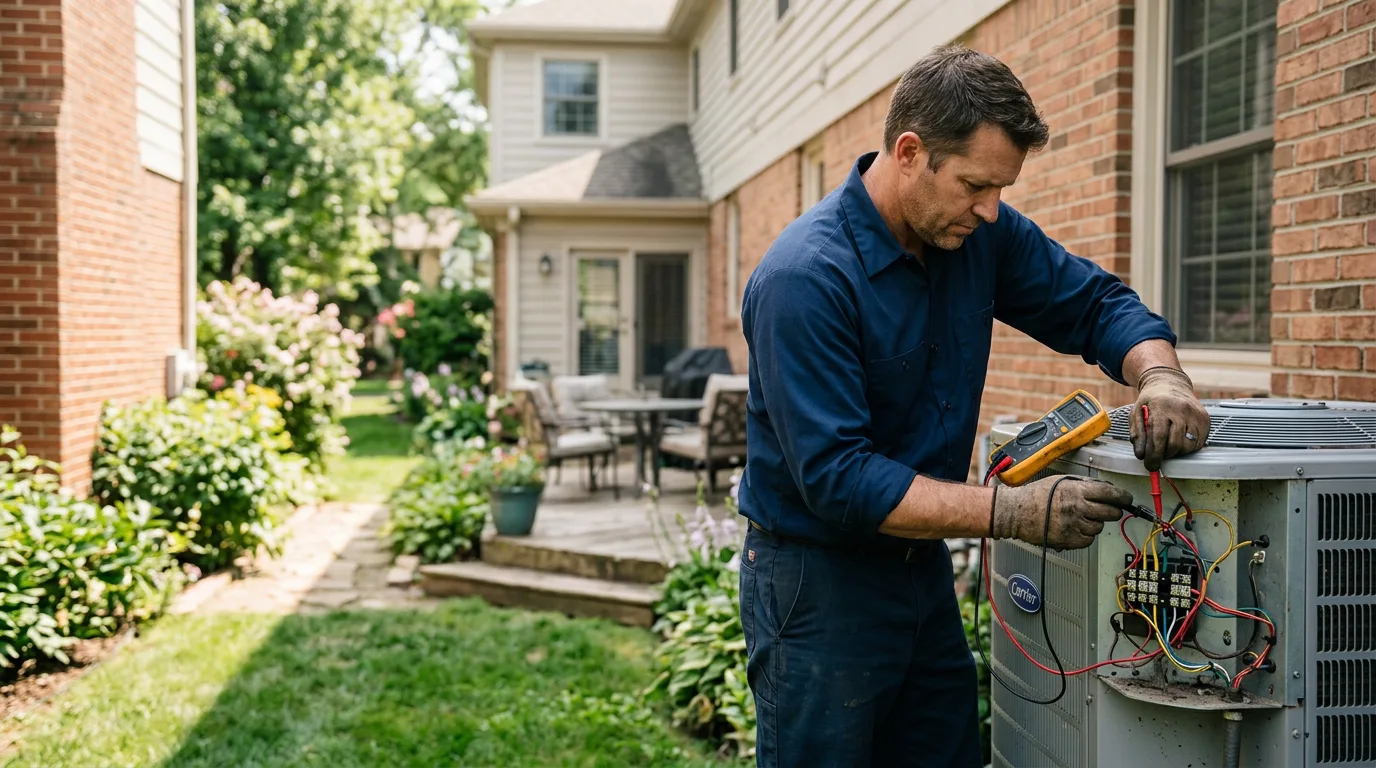 HVAC technician working near Thetford Center, VT